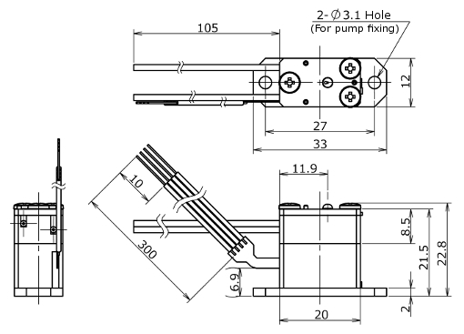RP-TX Dimensions